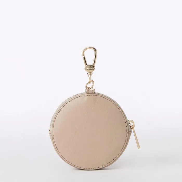 Women Brahmin Clip Ons and Keychains Circle Coin Purse Brindle Moonstone