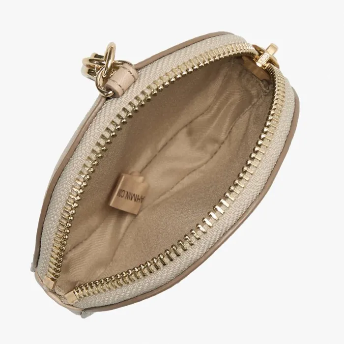 Women Brahmin Clip Ons and Keychains Circle Coin Purse Brindle Moonstone