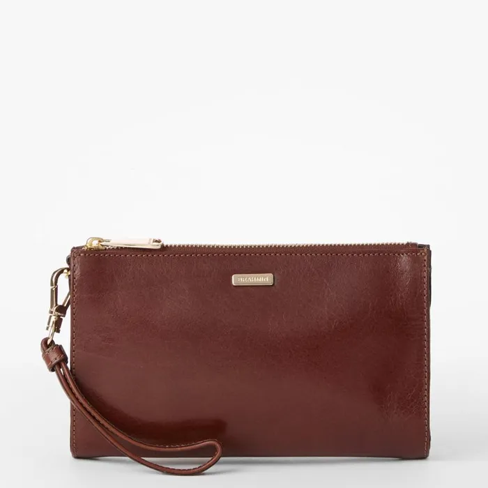 Women Brahmin Cosmetic Cases and Travel Daisy Cognac Topsail