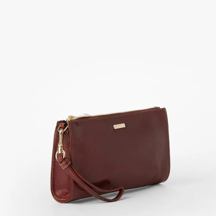 Women Brahmin Cosmetic Cases and Travel Daisy Cognac Topsail