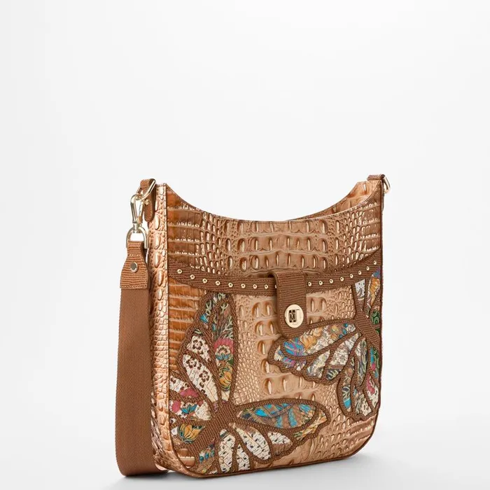 Women Brahmin Crossbodies Leia Honey Brown Gala