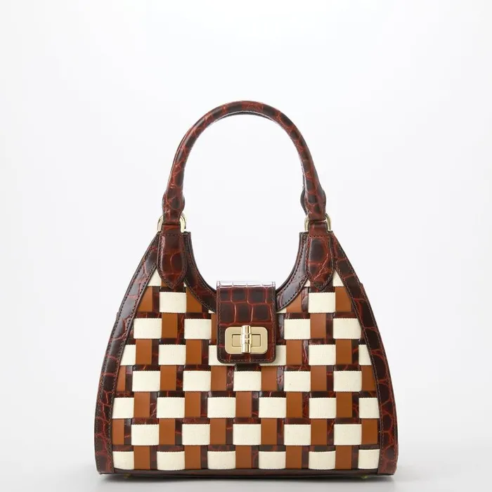 Women Brahmin Satchels Adrian Pecan Edgewater