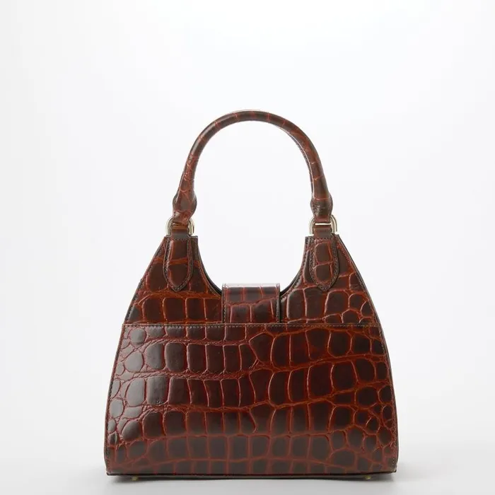 Women Brahmin Satchels Adrian Pecan Edgewater