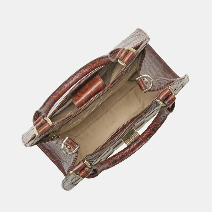 Women Brahmin Satchels Adrian Pecan Edgewater