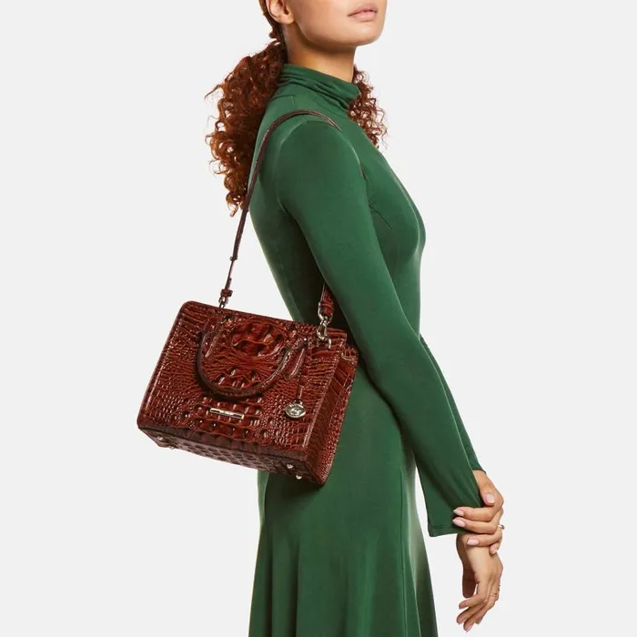 Women Brahmin Satchels Cami Pecan Melbourne