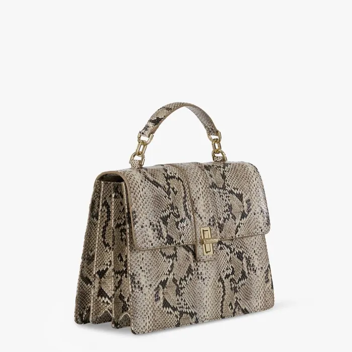 Women Brahmin Satchels Hallie Beige Sandcastle