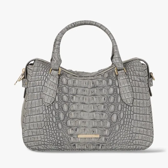 Women Brahmin Satchels Micaela Fairest Grey Tetra