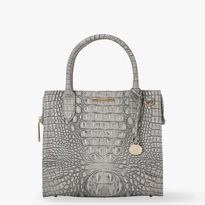 Women Brahmin Satchels Small Caroline Fairest Grey Tetra