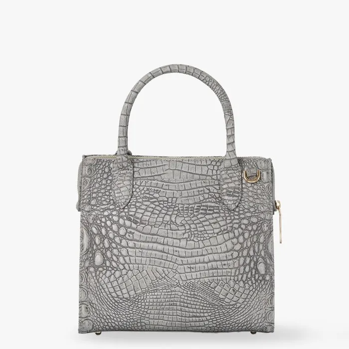 Women Brahmin Satchels Small Caroline Fairest Grey Tetra