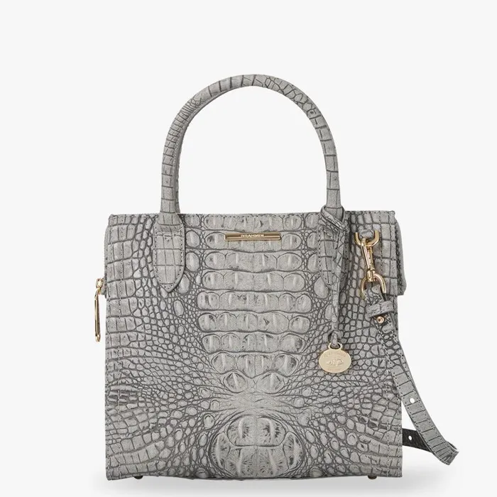 Women Brahmin Satchels Small Caroline Fairest Grey Tetra