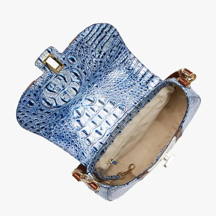 Women Brahmin Shoulder Bags Cynthia Coastal Blue Odysea