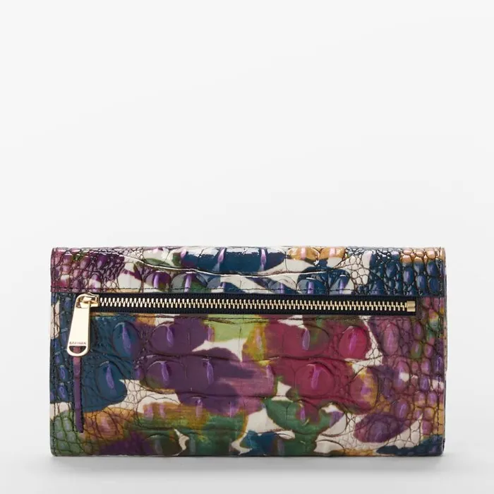 Women Brahmin Wallets and Wristlets Cordelia Wallet Wildflower Melbourne