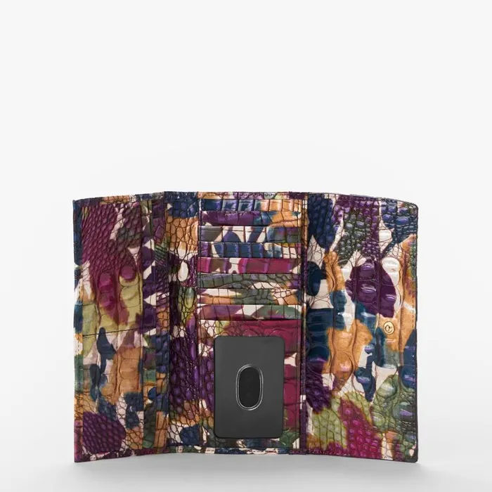 Women Brahmin Wallets and Wristlets Cordelia Wallet Wildflower Melbourne