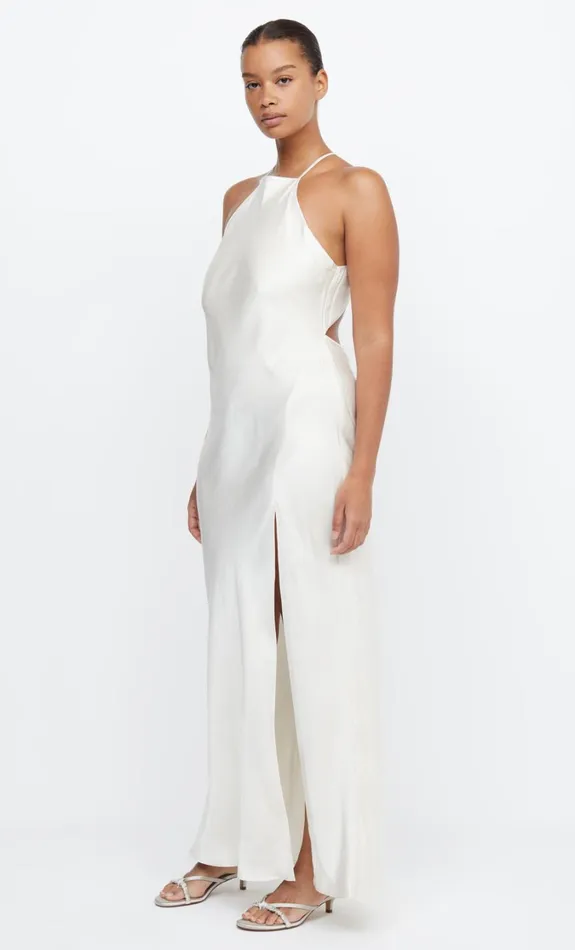 Women Brides Bec Bridge ADORE HALTER MAXI DRESS Cream