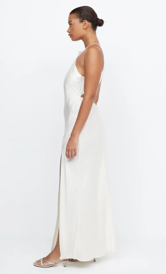 Women Brides Bec Bridge ADORE HALTER MAXI DRESS Cream