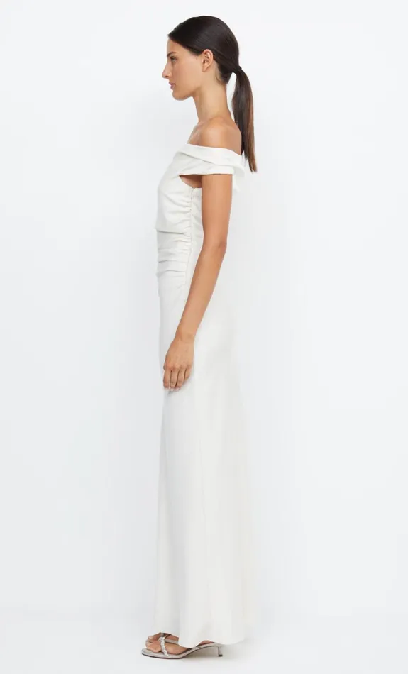 Women Brides Bec Bridge ETERNITY OFF SHOULDER MAXI Cream