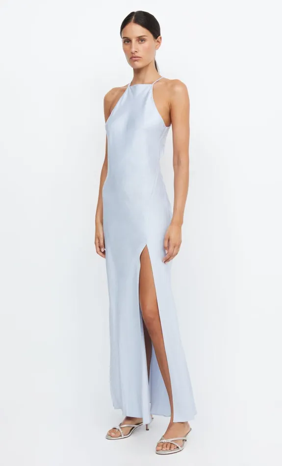 Women Bridesmaids Bec Bridge ADORE HALTER MAXI DRESS Dusty Blue