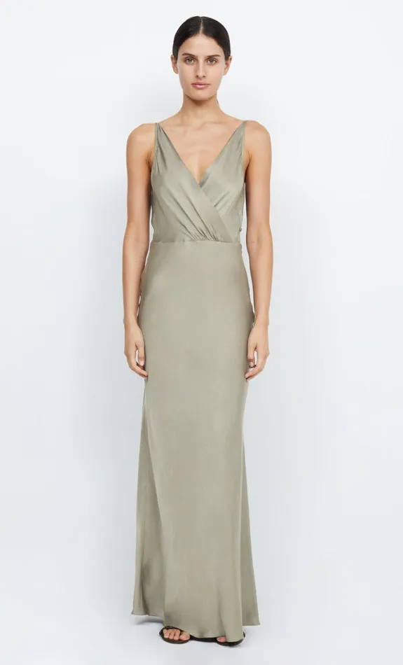 Women Bridesmaids Bec Bridge ADORE V MAXI DRESS Sage