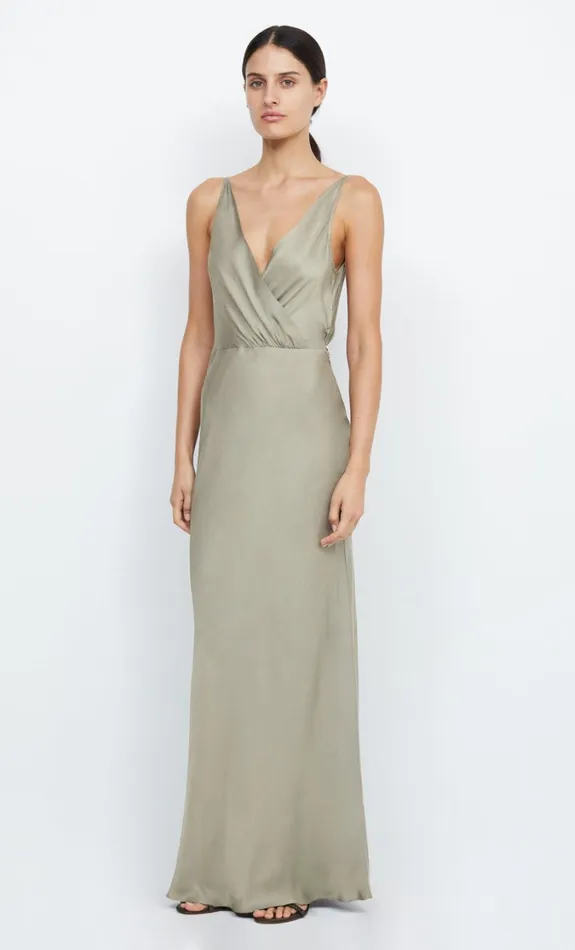 Women Bridesmaids Bec Bridge ADORE V MAXI DRESS Sage