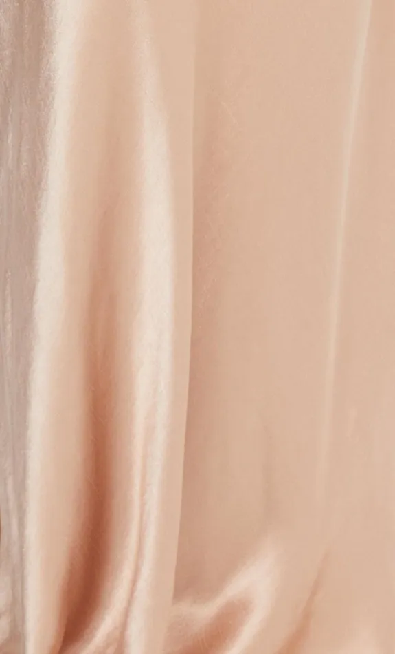 Women Bridesmaids Bec Bridge MOON DANCE COWL DRESS Rose Gold