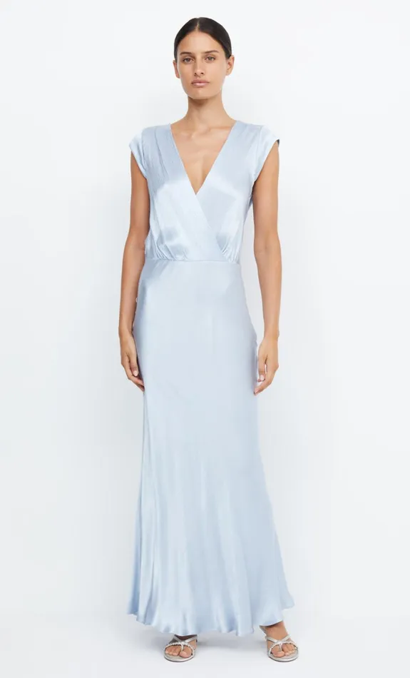 Women Bridesmaids Bec Bridge MOON DANCE MAXI DRESS Dusty Blue