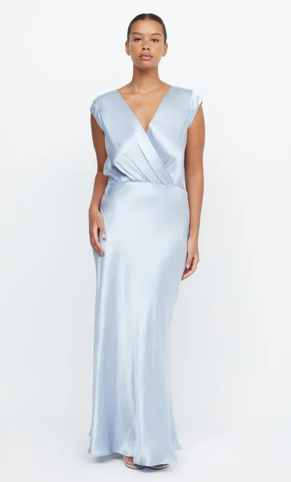 Women Bridesmaids Bec Bridge MOON DANCE MAXI DRESS Dusty Blue