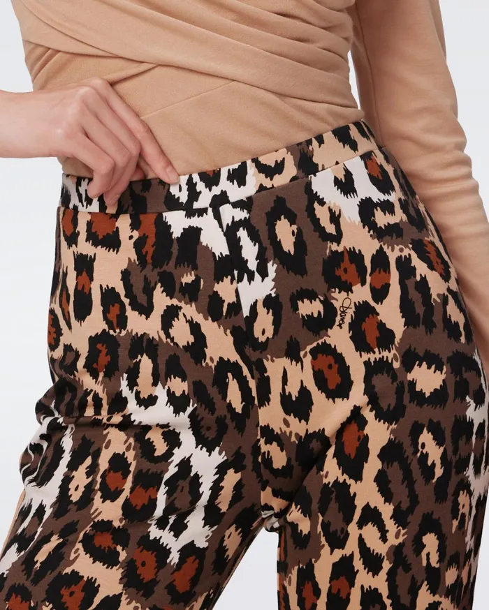 Women Brooklyn Pants Jungle Cat DVF Pants and Shorts