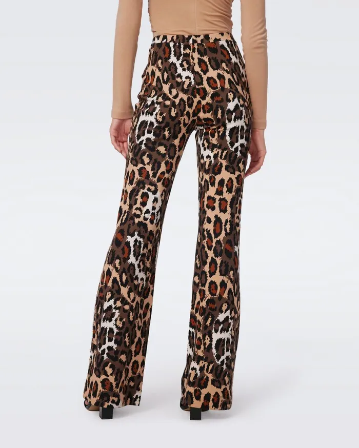 Women Brooklyn Pants Jungle Cat DVF Pants and Shorts