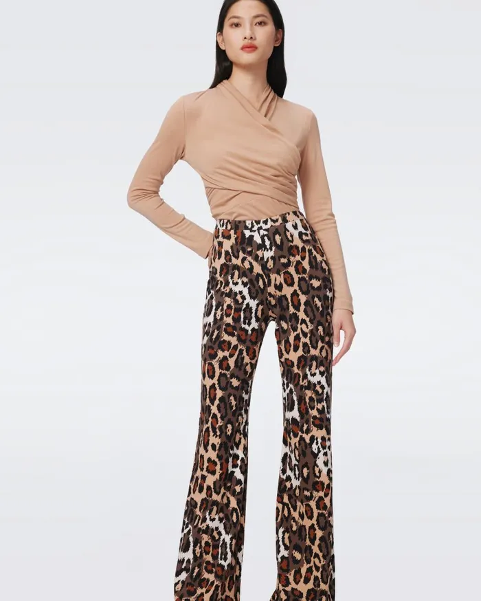 Women Brooklyn Pants Jungle Cat DVF Pants and Shorts