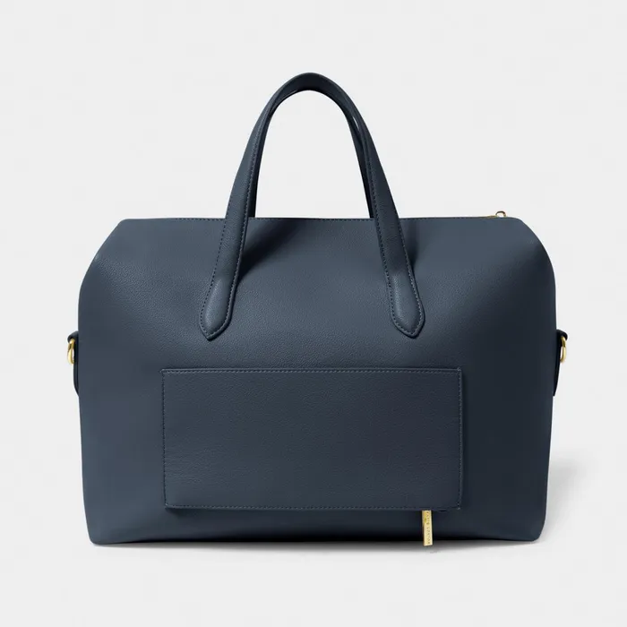 Women Cabin Bags and Suitcases Katie Loxton Milan Slate Blue Cabin Bag 8211 Vegan Leather