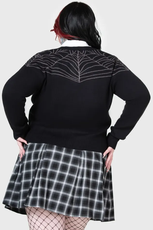 Women Cardigans Killstar Web With It Cardigan