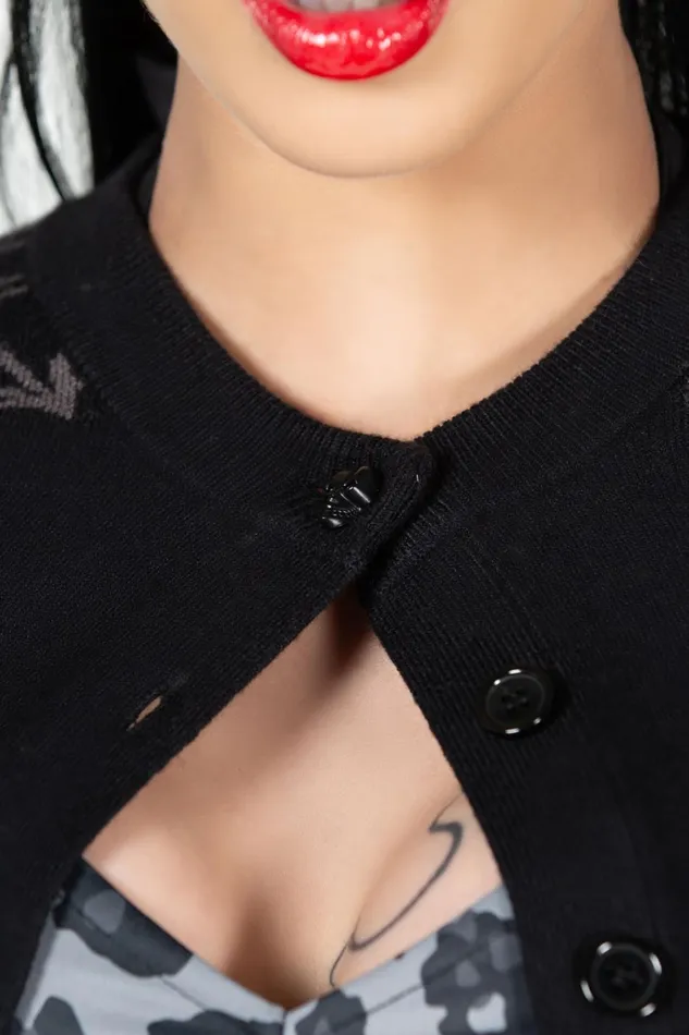 Women Cardigans Killstar Web With It Cardigan