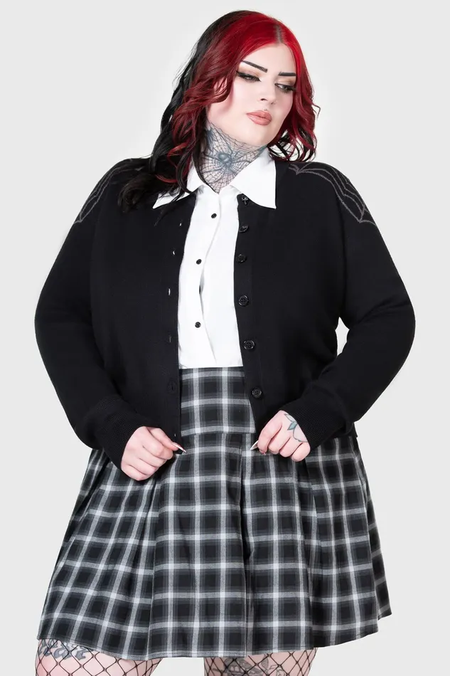 Women Cardigans Killstar Web With It Cardigan