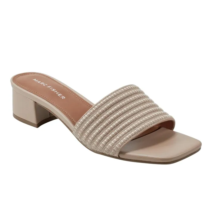 Women Casala Block Heel Sandal Light Natural Marc Fisher Sandals