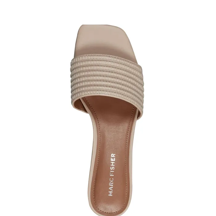 Women Casala Block Heel Sandal Light Natural Marc Fisher Sandals