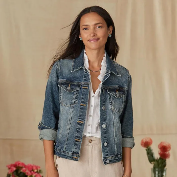 Women Classic Denim Jacket Vintage Wash Sundance Catalog Jackets and Coats Women Classic Denim Jacket Vintage Wash Sundance Catalog Jackets and Coats