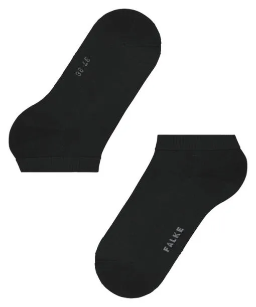 Women ClimaWool Women Sneaker Socks Black FALKE Ankle Socks