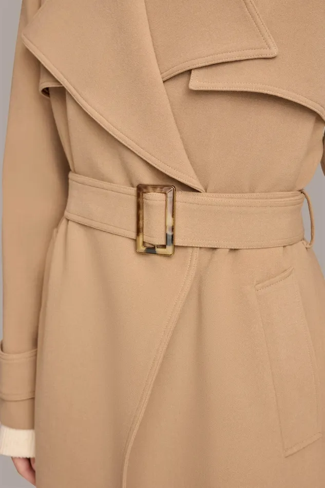 Women Coats And Jackets Donna Karan TRENCH RAIN COAT Camel