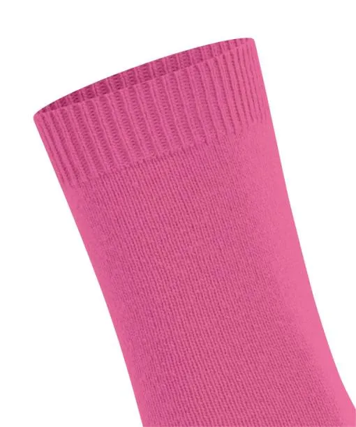 Women Cosy Wool Women Socks Pink FALKE Socks