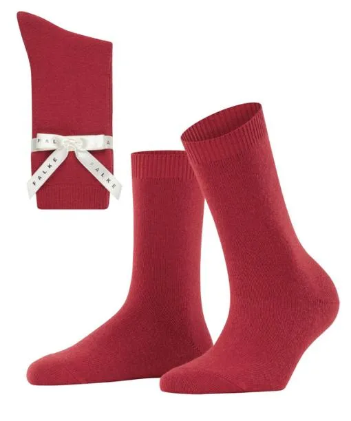 Women Cosy Wool XMas Women Socks Scarlet FALKE Socks
