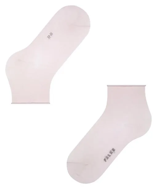 Women Cotton Touch Women Short Sock Light Pink FALKE Socks