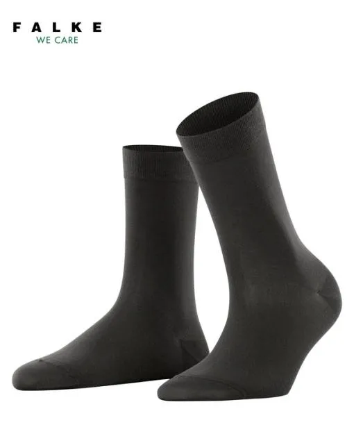 Women Cotton Touch Women Socks Anthracite FALKE Socks