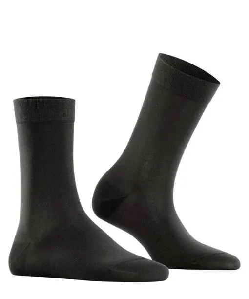Women Cotton Touch Women Socks Anthracite FALKE Socks