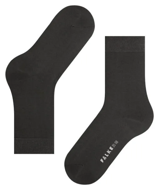 Women Cotton Touch Women Socks Anthracite FALKE Socks
