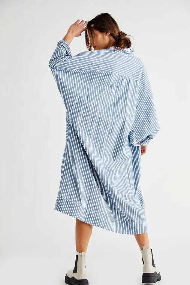 Women CoverUps Free People Jess Dress Blue Combo