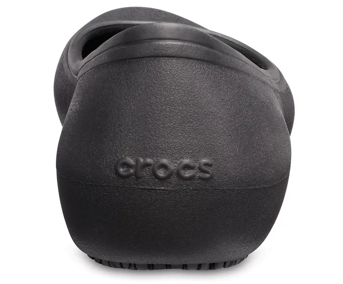 Women Crocs At Work Flat Black Crocs Flats