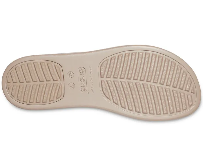 Women Crocs Brooklyn Mid Wedge Stucco Mushroom Crocs Sandals