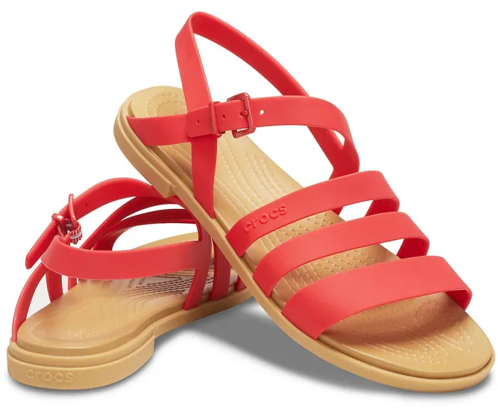 Women Crocs Tulum Sandal Flame Crocs Sandals