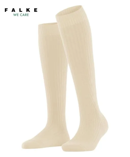Women Cross Knit Women Kneehigh Socks Creme FALKE Knee High Socks