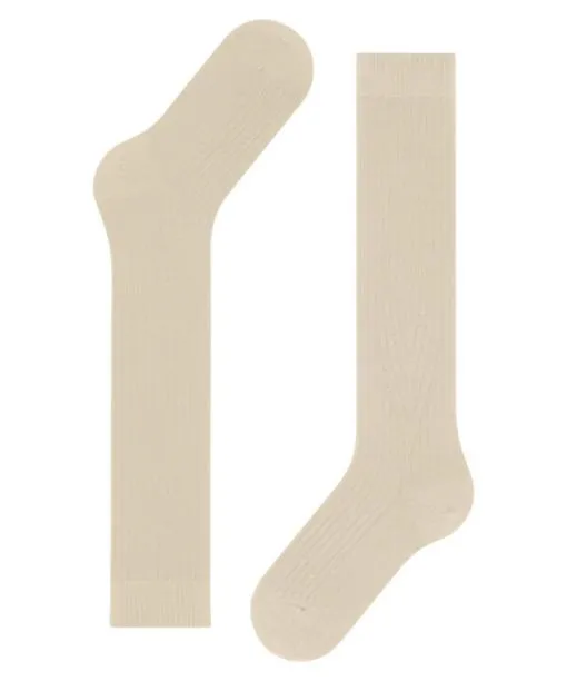 Women Cross Knit Women Kneehigh Socks Creme FALKE Knee High Socks